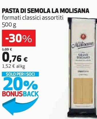 Coop La Molisana Pasta Di Semola offerta