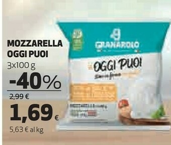 Coop Granarolo Oggi Puoi Mozzarella 300 G(ml) offerta