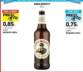 Coop Moretti Birra - Birra 660 G(ml) offerta