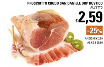 Basko Prosciutto Crudo San Daniele DOP Rustico offerta