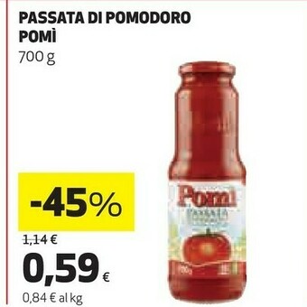Coop Pomì Passata Di Pomodoro 700 G(ml) offerta