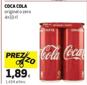 Coop Coca Cola Coca-Cola - Coca-Cola Zero offerta