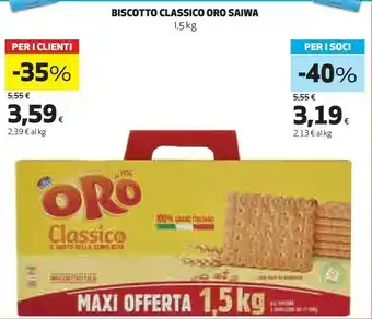 Coop Saiwa Oro Classico Maxi Offerta 1000 G(ml) offerta
