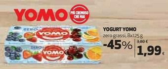 Coop Yomo Yogurt Zero Grassi offerta