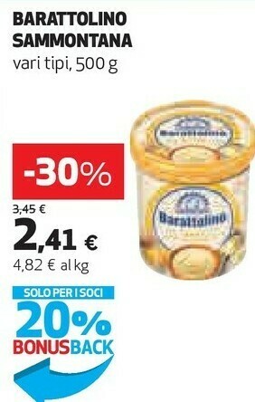 Coop Sammontana Barattolino offerta