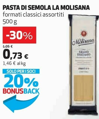 Coop La Molisana Pasta Di Semola offerta