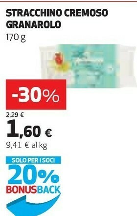 Coop Granarolo Stracchino Cremoso 170 G(ml) offerta