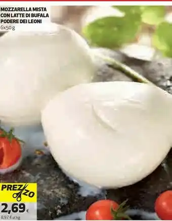 Coop Podere Dei Leoni Mozzarella Mista Con Latte Di Bufala offerta
