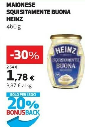 Coop Heinz Maionese Squisitamente Buona offerta