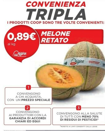 Coop Coop Melone Retato offerta