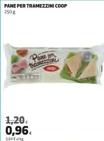 Coop Coop - Pane Per Tramezzini 250 G(ml) offerta