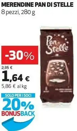 Coop Pan Di Stelle Merendine offerta