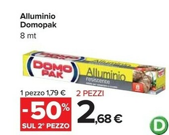 Domopak Alluminio 8 Mt