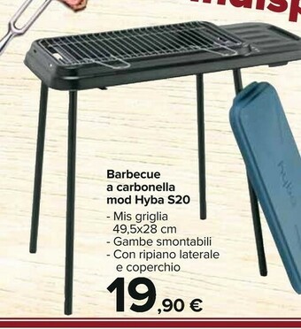 Carrefour Barbecue A Carbonella Mod Hyba S20 offerta