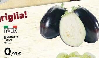 Carrefour Melanzane Tonde Sfuse offerta
