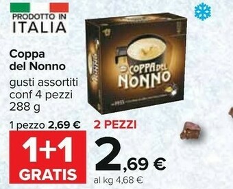 Carrefour Motta Coppa Del Nonno Classica 288 G(ml) offerta