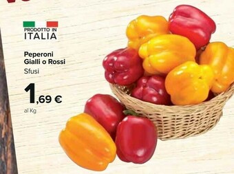 Carrefour Peperoni Gialli/ Rossi Sfusi offerta