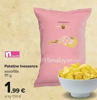 Carrefour Patatine Inessence offerta