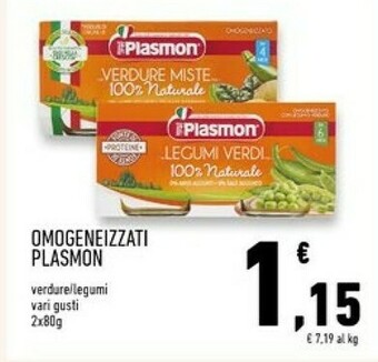 Conad Plasmon Omogeneizzati offerta