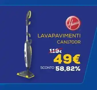 Euronics Lavapavimenti can1700r offerta