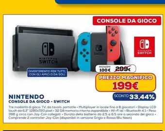 Euronics Console da gioco - switch nintendo offerta