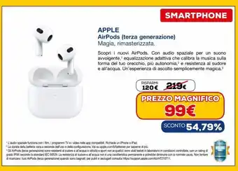 Euronics Airpods apple offerta