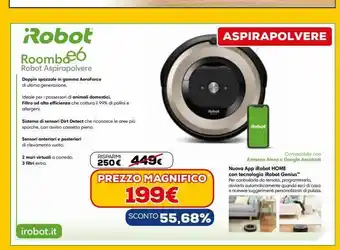 Euronics Aspirapolvere irobot roomba e6 offerta