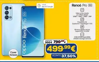 Euronics Reno 6 pro 5 g offerta