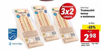 Lidl Tramezzini tonno e maionese offerta