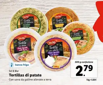 Lidl Tortillas di patate offerta