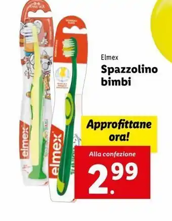 Lidl Spazzolino bimbi offerta