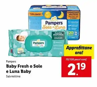 Lidl Baby fresh o sole e luna baby offerta