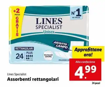 Lidl Assorbenti rettangolari offerta