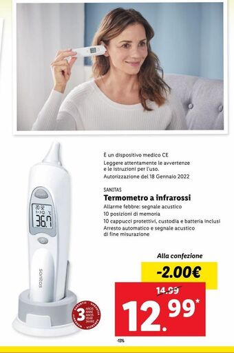 Lidl Termometro a infrarossi offerta