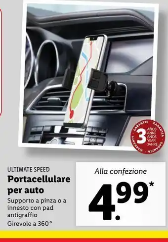 Lidl Portacellulare per auto offerta