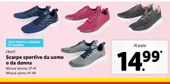 Lidl Scarpe sportive da uomo o da donna offerta