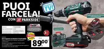 Lidl Set trapano avvitatore ricaricabile offerta
