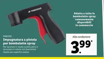 Lidl Impugnatura a pistola per bombolette spray offerta