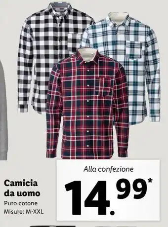 Lidl Camicia da uomo offerta