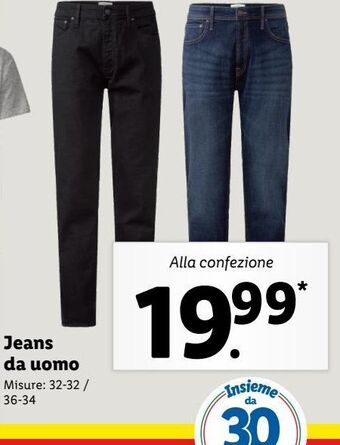 Lidl Jeans da uomo offerta