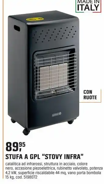 OBI Stufa a gpl "stovy infra" offerta