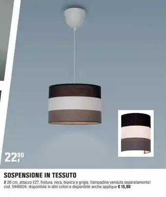 Sospensione in tessuto
