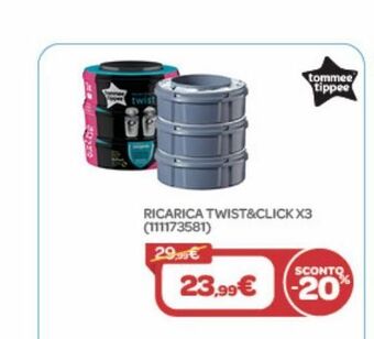 Bimbo Store Ricarica twist&click x3 offerta