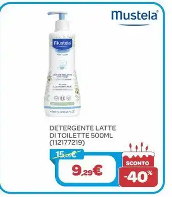 Bimbo Store Detergente latte di toilette mustela offerta