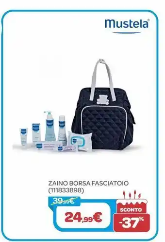 Bimbo Store Zaino borsa fasciatoio mustela offerta