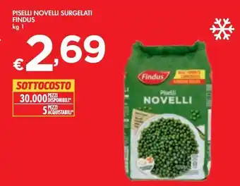 Bennet Piselli novelli surgelati findus 1 kg offerta