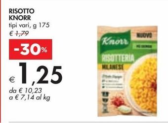 Risotto knorr tipi vari g 175