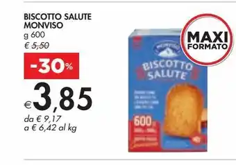 Bennet Biscotti salute monviso g 600 offerta