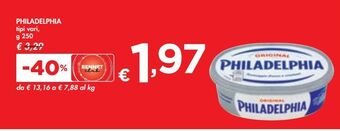 Bennet Philadelphia tipi vari g 250 offerta