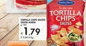 Bennet Tortilla chips salted santa maria g 185 offerta